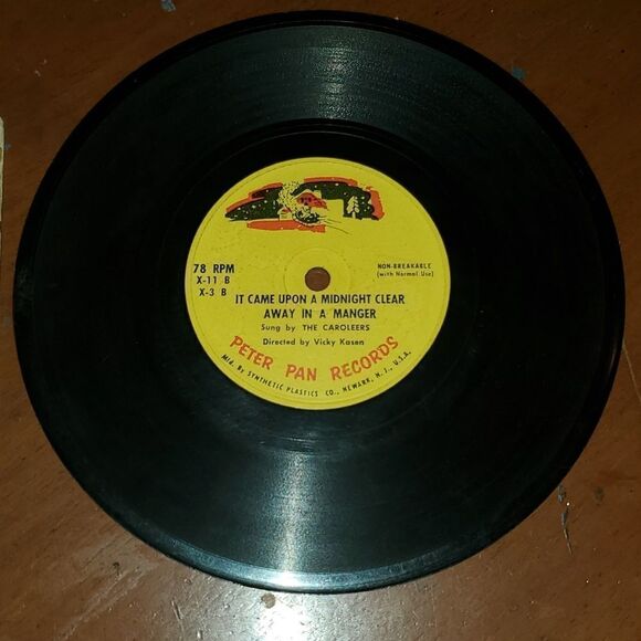 Vtg Peter Pan Records Winter Wonderland It came upon a Midnight Clear Vinyl - Picture 6 of 7